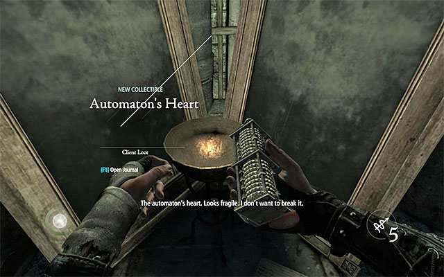 Collecting the Automaton's Heart is required by Ector's last job - Client Loot - Collectibles - Thief - Game Guide and Walkthrough