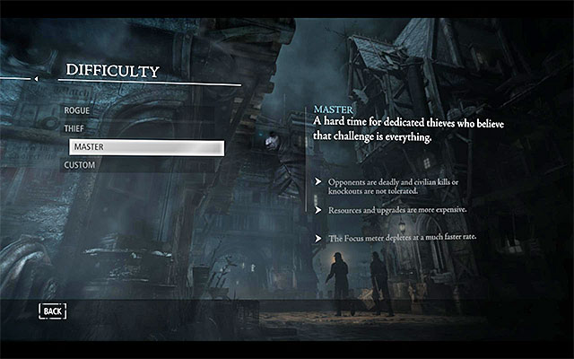 Apart by setting the difficulty level to Master, you can make the game even more difficult and interesting, in various other ways - Difficulty level selection - Hints - Thief - Game Guide and Walkthrough