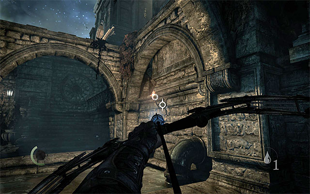 You will receive a system warning here, telling that you cannot move over water too quickly so, make sure that you have pressed the key/button for slow movement and that you also are crouching - The garden crossing - Prologue: The Drop - Thief - Game Guide and Walkthrough