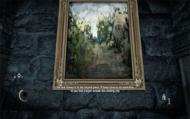 The contents of the letter is a hint, of some sort - Steal the mask - Chapter 1: Lockdown - Thief - Game Guide and Walkthrough