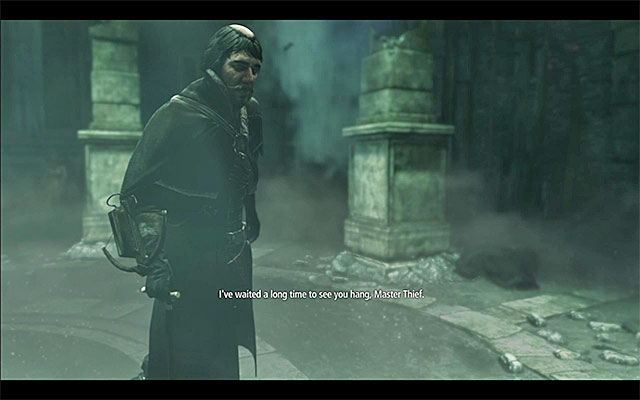 Whole this scene takes place inside the Rotunda - Meeting with Thief-Taker General - introduction - Chapter 7: The Hidden City - Thief - Game Guide and Walkthrough