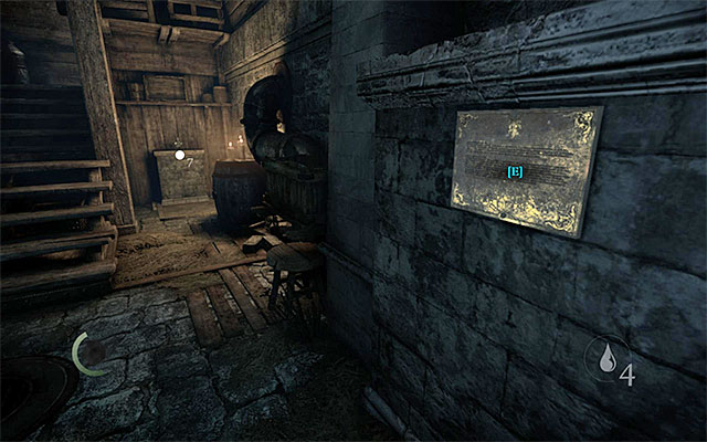 A plaque with hidden button - Saving Face - Jobs - Basso - Thief - Game Guide and Walkthrough