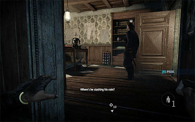 There is a guard that frequently comes to the first floor - Hand Tailored - Client Jobs - Ector - Thief - Game Guide and Walkthrough