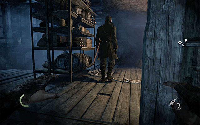 Watch out for the bandit at the warehouse's first floor! - Happy Medium - Client Jobs - Vittori - Thief - Game Guide and Walkthrough