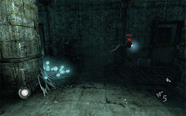 You will come to no harm if you are standing in a well-lit area - Find Erins cell - description - Chapter 5: The Forsaken - Thief - Game Guide and Walkthrough