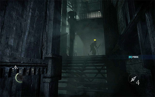 Avoiding the guards in darkness will prove to be less problematic - Enter the second part of the combination - Chapter 4: A Friend in Need - Thief - Game Guide and Walkthrough