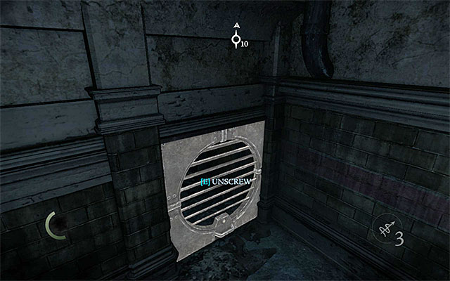 The entrance to the venting shaft - Reach the Womens Ward - Chapter 5: The Forsaken - Thief - Game Guide and Walkthrough