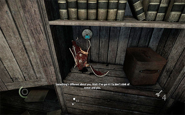 From the ground, pick up the Pocket Portrait - 10G, crouch and walk into the neighboring room - Shark Bait - Jobs - Basso - Thief - Game Guide and Walkthrough