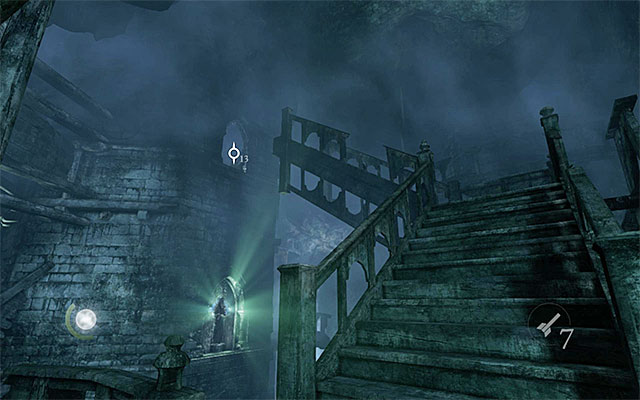Climb up the stairs and, after you have walked into tower 4, walk through the room with the empty crate - Reach the central tower - Chapter 3: Dirty Secrets - Thief - Game Guide and Walkthrough