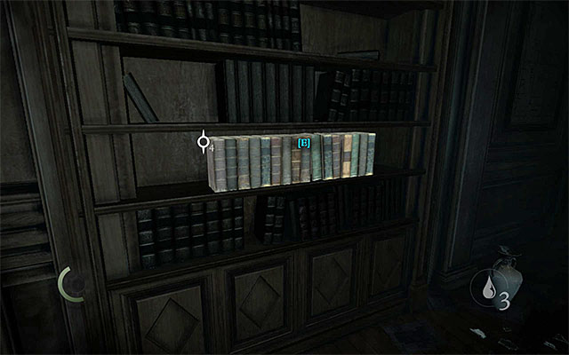 The row of books with a switch - Reach the Architects study - Chapter 4: A Friend in Need - Thief - Game Guide and Walkthrough