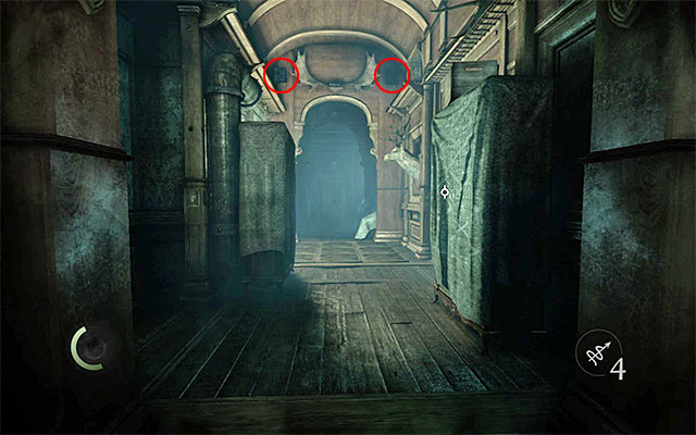 Just like in the case of the ground floor, described above, on the first floor of the villa [Northcrest Manor - Second Floor] there are three main staircases (the Northern, the Southern and the one in the library), thanks to which you can start the exploration in the place that you choose yourself ( - Explore the first floor and the attic of the Barons estate - description - Chapter 6: A Man Apart - Thief - Game Guide and Walkthrough