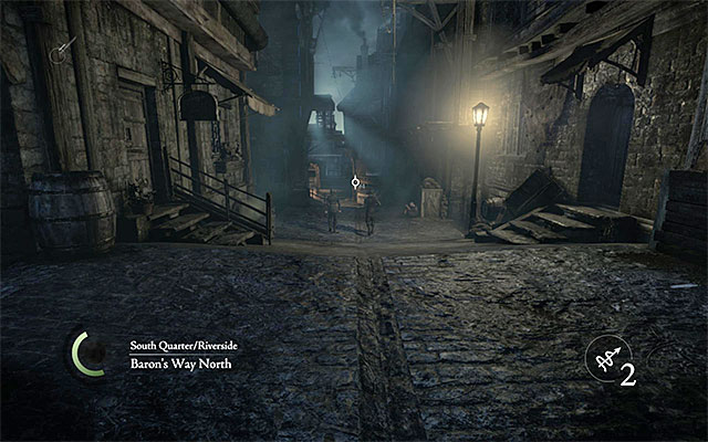 One of the areas in the South Quarter - The key locations in the City - Trips to the City - Thief - Game Guide and Walkthrough