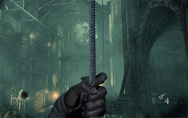Using the rope is one of the ways to reach the upper level of the Northern structure - Explore the Pit - Chapter 7: The Hidden City - Thief - Game Guide and Walkthrough