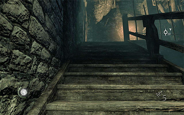 The path on the left - Cross the loading docks of the Hidden City - Chapter 7: The Hidden City - Thief - Game Guide and Walkthrough