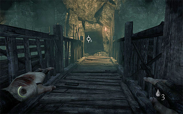 Entrance to the cave - Cross the loading docks of the Hidden City - Chapter 7: The Hidden City - Thief - Game Guide and Walkthrough