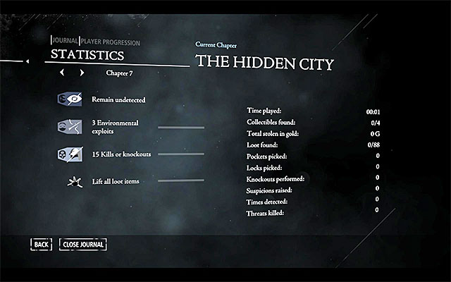 An example of thieving challenges for chapter seven - Thieving Challenges - Thief - Game Guide and Walkthrough