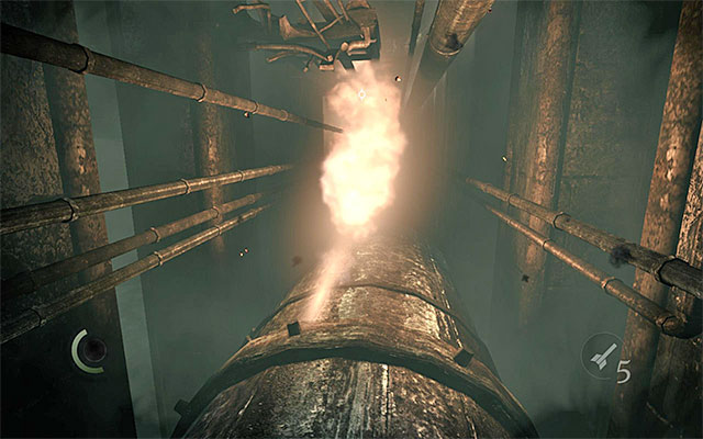 Start running as soon as the flames disappear - Gain access into the keep - Chapter 4: A Friend in Need - Thief - Game Guide and Walkthrough