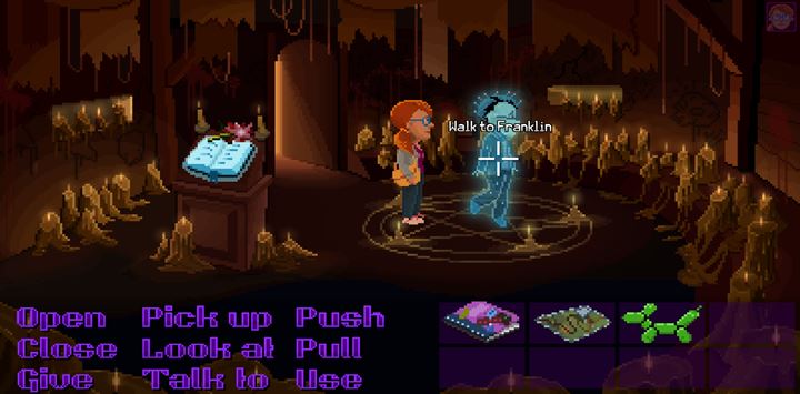 Finally, Franklin will find the courage to speak about what he is feeling. - Part 9 - The Deleting | Walkthrough - Walkthrough - Thimbleweed Park Game Guide