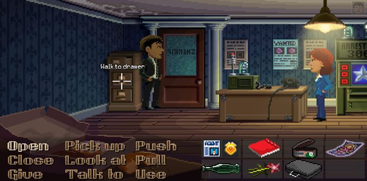 Search sheriffs and coroners rooms very thoroughly. - Part 1 - The meeting / Part 2 - The Body | Walkthrough - Walkthrough - Thimbleweed Park Game Guide