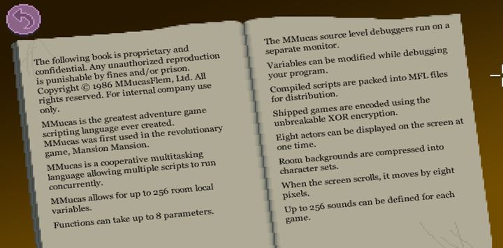 Prepare yourself for the application interview by using the book. - Part 1 - The meeting / Part 2 - The Body | Walkthrough - Walkthrough - Thimbleweed Park Game Guide