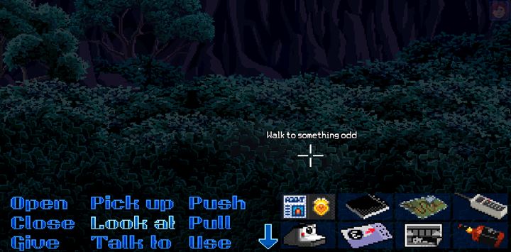 Pick up the very well hidden chainsaw. - Part 3 - The Arrest | Walkthrough - Walkthrough - Thimbleweed Park Game Guide