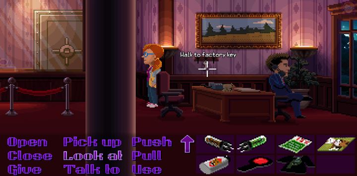 Make a distraction by calling the banker as Franklin. - Part 6 - The Factory | Walkthrough - Walkthrough - Thimbleweed Park Game Guide