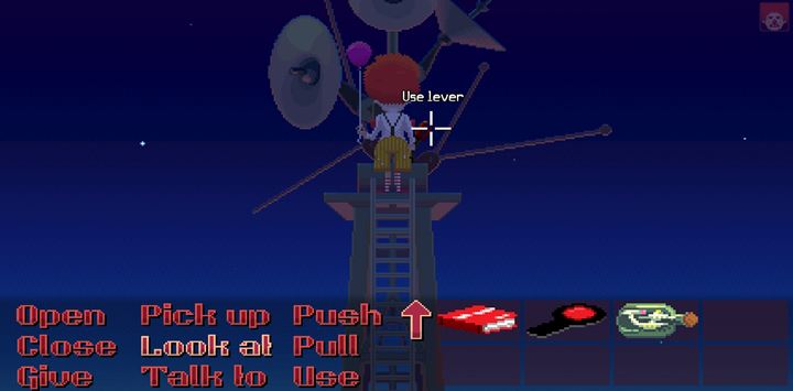 Walk on the top of the tower as Ransome and pull the lever. - Part 6 - The Factory | Walkthrough - Walkthrough - Thimbleweed Park Game Guide