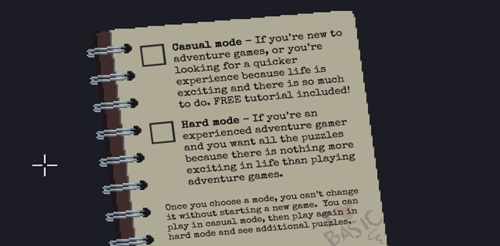 It is best to complete the game in Hard mode, which contains more locations and puzzles. - General hints for Thimbleweed Park - Game Guide - Thimbleweed Park Game Guide