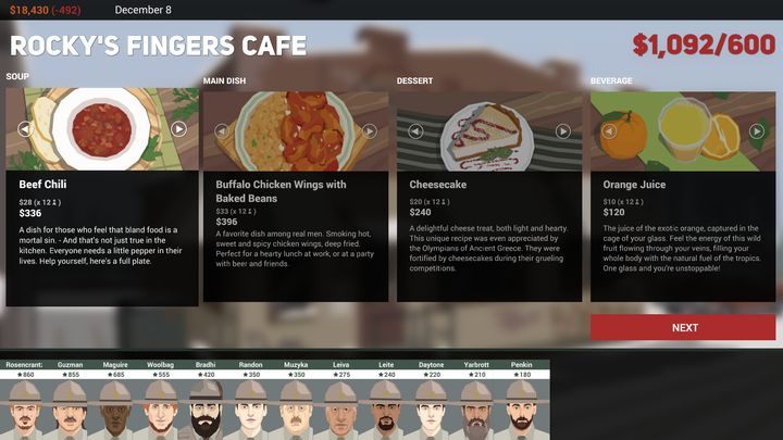 Food menu. - Part one | This is the Police 2 Campaign Walkthrough - Campaign - This is the Police 2 Game Guide