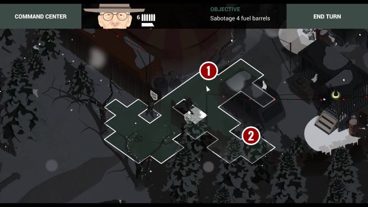 This way, the officer in location number 2 will be able to follow one of the suspects heading toward the barrels in the next turn, and later incapacitate him and sabotage the barrels - Tactical missions (continuation) in This is the Police 2 - Other activities - This is the Police 2 Game Guide