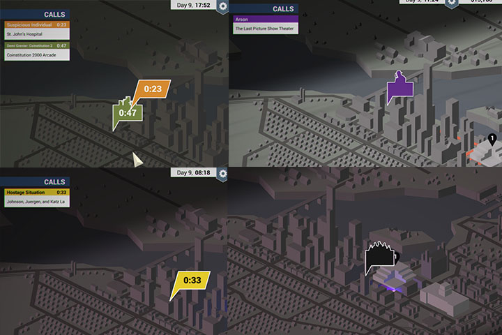 Various types of events that can occur. - The basics - General advices - This is the Police Game Guide