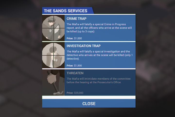 In the mob headquarters you will do what you cannot do legally. - Places on the map - General advices - This is the Police Game Guide