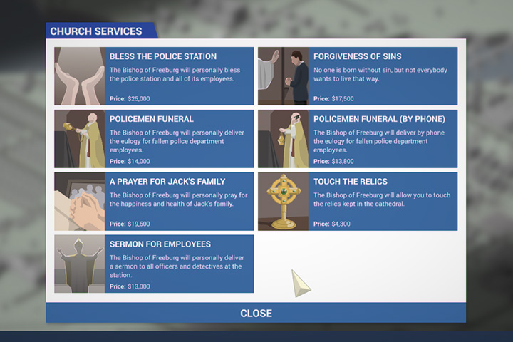 Church - Places on the map - General advices - This is the Police Game Guide