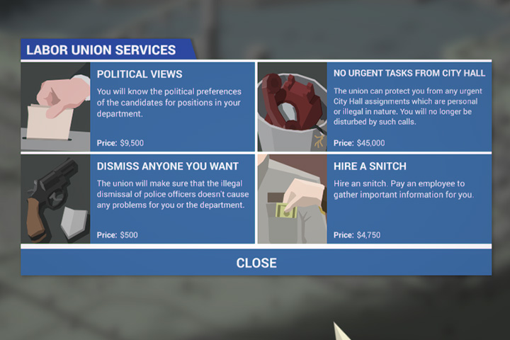 Labor union. - Places on the map - General advices - This is the Police Game Guide