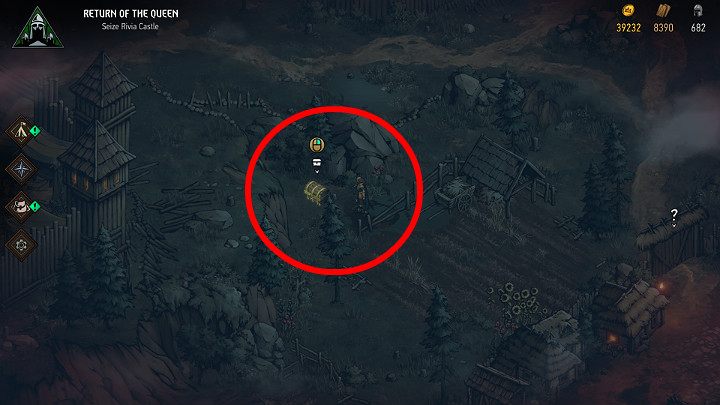 Having reached the location, excavate the chest and get the loot - Hidden treasures chests in Rivia | Thronebreaker The Witcher Tales - Maps of hidden treasures - Thronebreaker The Witcher Tales Guide