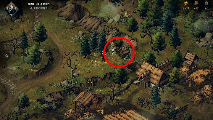 When you are near a marked area, a spade icon will appear in the area - The Basic tips for Thronebreaker The Witcher Tales - General Advice - Thronebreaker The Witcher Tales Guide