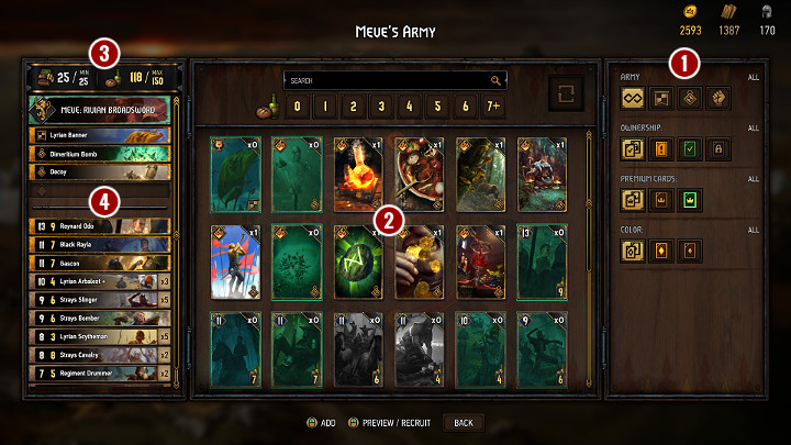 Building a deck in Thronebreaker: The Witcher Tales, you have to meet some requirements - The Basics of Deck Expanding in Thronebreaker The Witcher Tales - Card Deck - Thronebreaker The Witcher Tales Guide