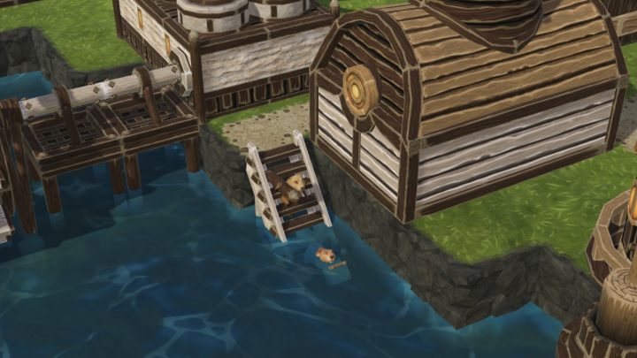The easiest way to get to the other side of the river is to swim across it - Timberborn: Bridges - how to build? - FAQ - Timberborn Guide