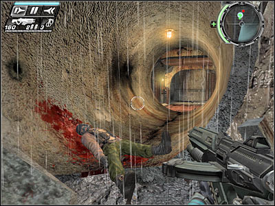 You will have to defend this area against enemy attacks - Back Again IV - Walkthrough - Timeshift - Game Guide and Walkthrough