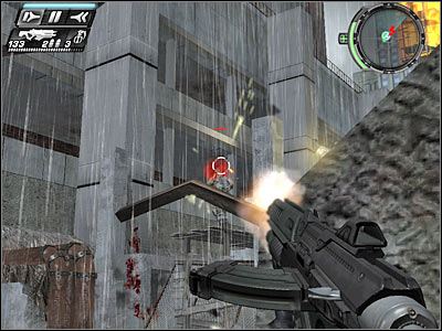 You won't stay here for too long, because a Sentry will appear in this area - Back Again IV - Walkthrough - Timeshift - Game Guide and Walkthrough