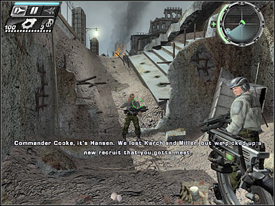 Start off by following the members of your squad - New Blood I - Walkthrough - Timeshift - Game Guide and Walkthrough