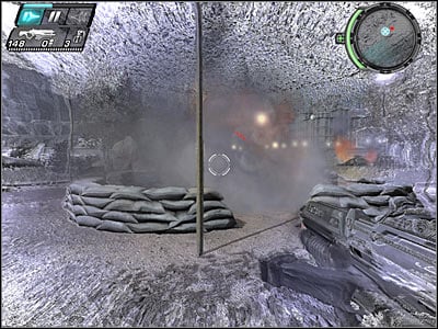 You can use the cannon to your advantage, however you will only stay here for a few seconds - New Blood III - Walkthrough - Timeshift - Game Guide and Walkthrough