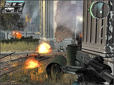 I'd strongly recommend that you use the slow-motion feature here - New Blood III - Walkthrough - Timeshift - Game Guide and Walkthrough