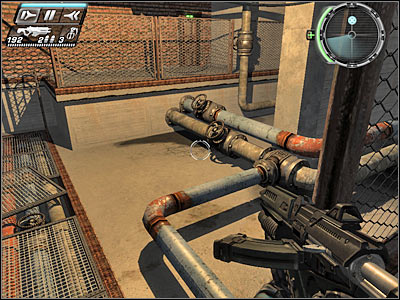 Your suit will probably inform you that this area is not safe - Infiltration II - Walkthrough - Timeshift - Game Guide and Walkthrough