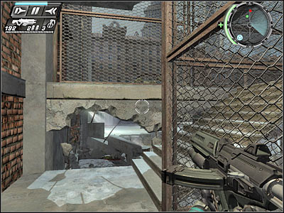 Once you're ready, start moving towards the upper level - Infiltration II - Walkthrough - Timeshift - Game Guide and Walkthrough