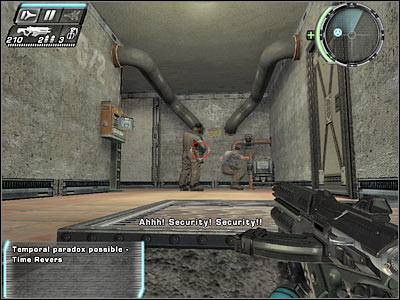 More enemy soldiers will arrive here very soon - Ground Floor III - Walkthrough - Timeshift - Game Guide and Walkthrough