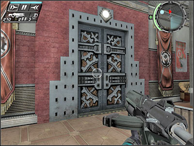 I'm sure that you won't be surprised by the fact that there are a lot of enemy soldiers inside this room - Heist III - Walkthrough - Timeshift - Game Guide and Walkthrough