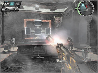 Now you will have to approach the central computer - Heist III - Walkthrough - Timeshift - Game Guide and Walkthrough