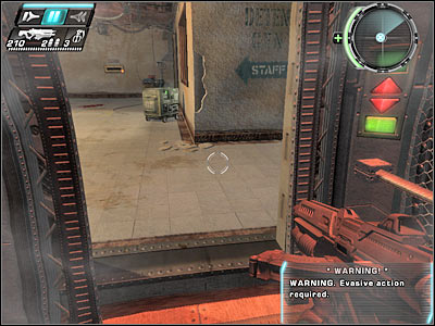 There's a single worker to your left - Heist III - Walkthrough - Timeshift - Game Guide and Walkthrough