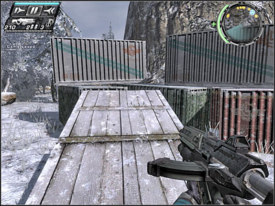 The switching controlling the gate is located at the top of the watch tower - Better Late... IV - Walkthrough - Timeshift - Game Guide and Walkthrough